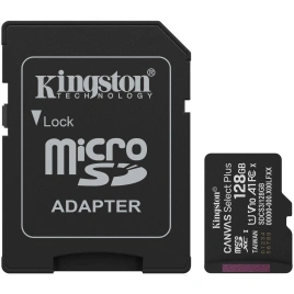Карта памяти Kingston Canvas Select Plus 128GB MicroSD (SDCS3/128GB)