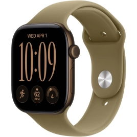Смарт-часы Apple Watch Series 12 42mm Dark Bronze Aluminum Case with Olive Sport Band S/M