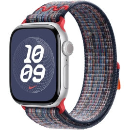 Ремешок Apple Watch 40mm Blue/Red Nike Sport Loop (MC1J4)