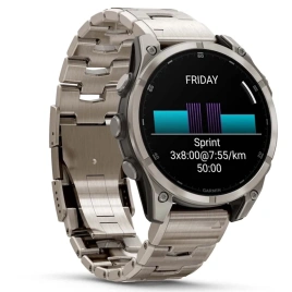 Смарт-часы Garmin Fenix 8 47mm Amoled Sapphire Titanium Graphite with Titanium Band with Graphite Silicone Band (010-02904-40)