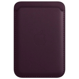 Картхолдер Apple iPhone Leather Wallet with MagSafe Dark Cherry (MM0T3)