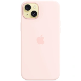 Силиконовый чехол Apple MagSafe для iPhone 15 Light Pink