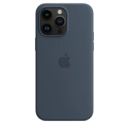 Силиконовый чехол Apple MagSafe для iPhone 14 Pro Max Storm Blue