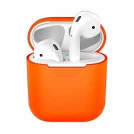 Силиконовый чехол Deppa для AirPods (47008) Orange