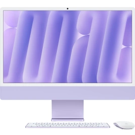 Моноблок Apple iMac (2024) 24 Retina 4.5K M4 10C CPU, 10C GPU/16GB/256Gb (MWV63) Purple