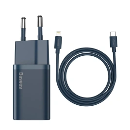Сетевое зарядное устройство Baseus 20W USB-C TZCCSUP-B03 Blue
