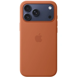 Чехол Apple Silicone Case with MagSafe для iPhone 17 Pro Max Terra Cotta