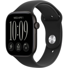 Смарт-часы Apple Watch Series 12 46mm Black Aluminum Case with Black Sport Band S/M