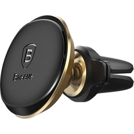 Автомобильный держатель Baseus Magnetic Air Vent Car Mount Holder( SUGX-A0V) Gold