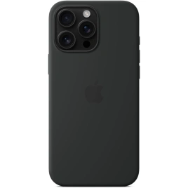 Чехол Apple Silicone Case with MagSafe для iPhone 16 Pro Max Black