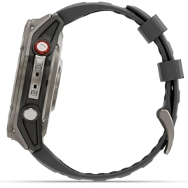 Смарт-часы Garmin Fenix 8 Pro 51mm Amoled Sapphire Lens Tinanium With Graphite/Black Silicone Band (010-03199-11)
