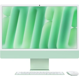 Моноблок Apple iMac (2024) 24 Retina 4.5K M4 10C CPU, 10C GPU/16GB/256Gb(MWUY3) Green
