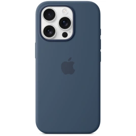 Чехол Apple Silicone Case with MagSafe для iPhone 16 Pro Denim