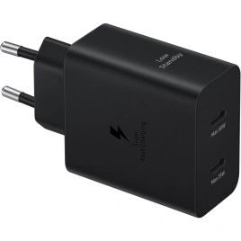 Сетевое зарядное устройство Samsung 50W USB-C/USB-C EP-T5020 + Cable Black