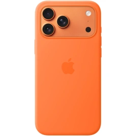 Чехол Apple Silicone Case with MagSafe для iPhone 17 Pro Max Orange