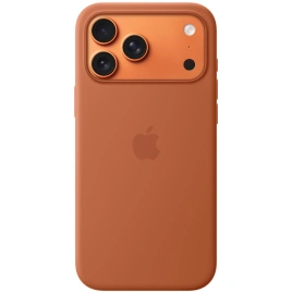 Чехол Apple Silicone Case with MagSafe для iPhone 17 Pro Max Terra Cotta