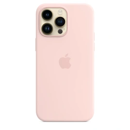Силиконовый чехол Apple MagSafe для iPhone 14 Pro Max Chalk Pink
