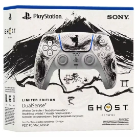 Джойстик беспроводной Sony DualSense для PS5 Ghost of Yotei Black Limited Edition