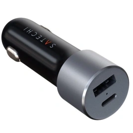Автомобильное зарядное устройство Satechi 72W USB-C/USB-A ST-TCPDCCM Space Gray