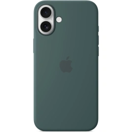 Чехол Apple Silicone Case with MagSafe для iPhone 16 Lake Green