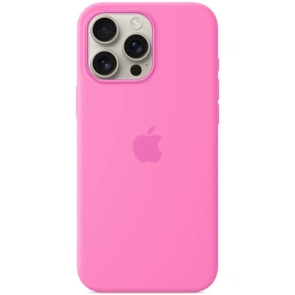 Чехол Apple Silicone Case with MagSafe для iPhone 16 Pro Max Peony