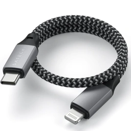 Кабель Satechi USB-C/Lightning 0,25m ST-TCL10M Space Grey
