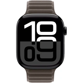 Смарт-часы Apple Watch Series 10 42mm Jet Black Aluminum Case with Dark Taupe Magnetic Link S/M