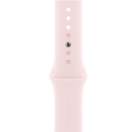 Смарт-часы Apple Watch Series 9 41mm Pink Aluminum Case with Light Pink Sport Band S/M (MR933)