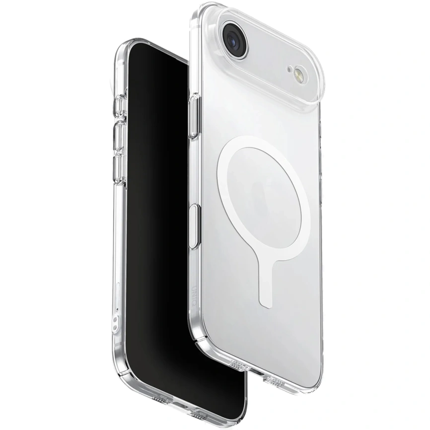 Чехол Uniq AirSuit Ultra Slim Case with MagClick для iPhone Air Glossy Clear/White фото 1