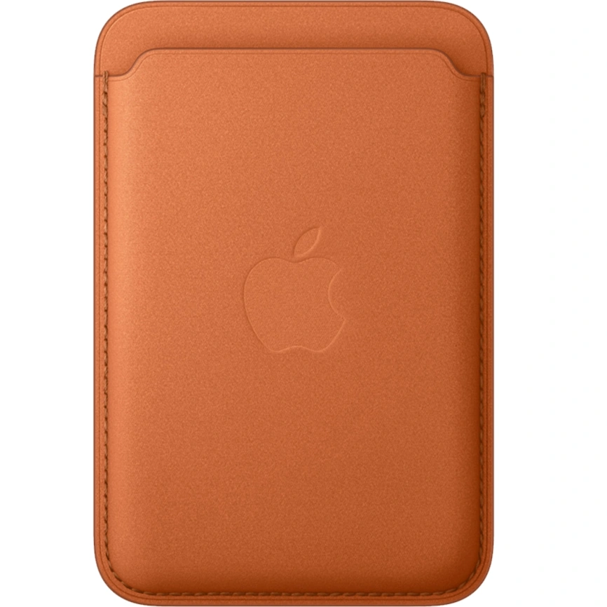 Картхолдер Apple iPhone FineWoven Wallet with MagSafe Fox Orange (MGH64FE) фото 1