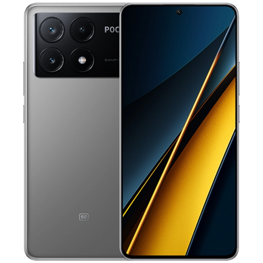 Смартфон Xiaomi Poco X6 Pro 5G 12/512Gb Grey Global Version фото 1
