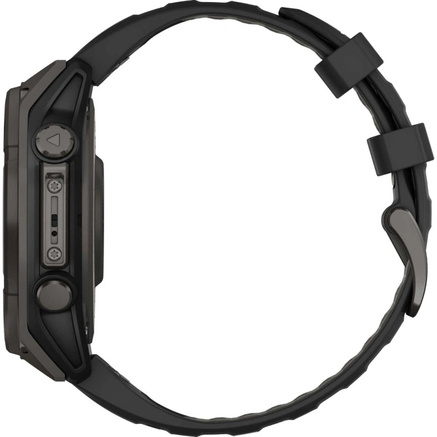 Смарт-часы Garmin Fenix 8 51mm Solar Sapphire (010-02907-11) Carbon Gray DLC Titanium with Black/Pebble Gray Silicone Band фото 2