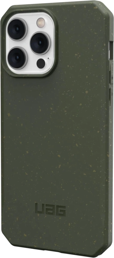 Чехол UAG Biodegradable Outback для iPhone 14 Pro Olive фото 7