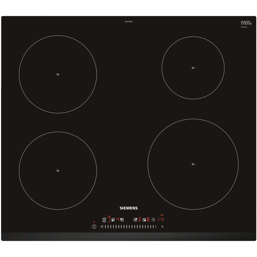 Индукционная варочная панель Siemens EU631FEB1E Black фото 1
