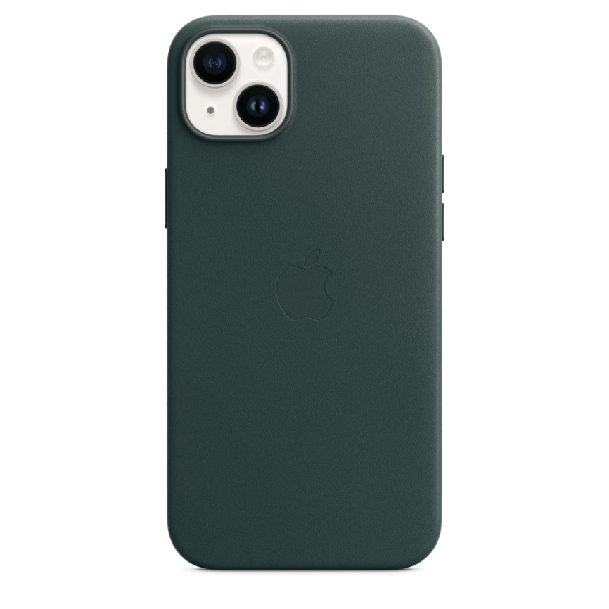 Кожаный чехол Apple для iPhone 14 Plus Forest green фото 3