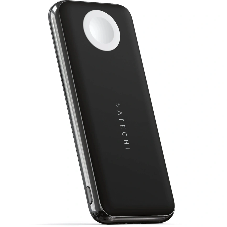 Беспроводное зарядное устройство Satechi Quatro Wireless Power Bank Space Grey фото 2