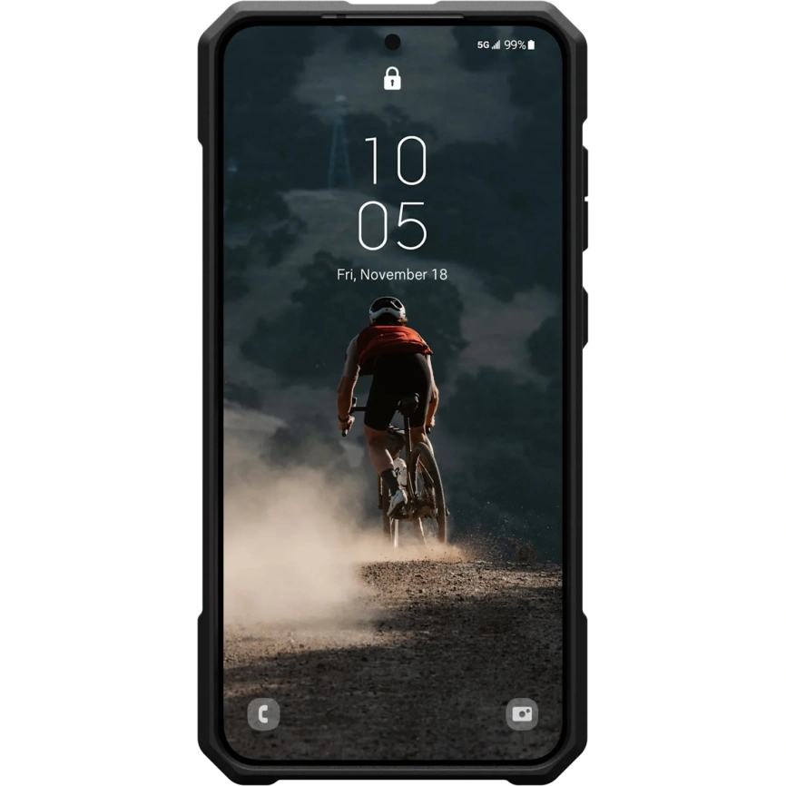 Чехол UAG MagSafe Monarch Pro для Samsung Galaxy S25 Plus Carbon Fiber фото 3