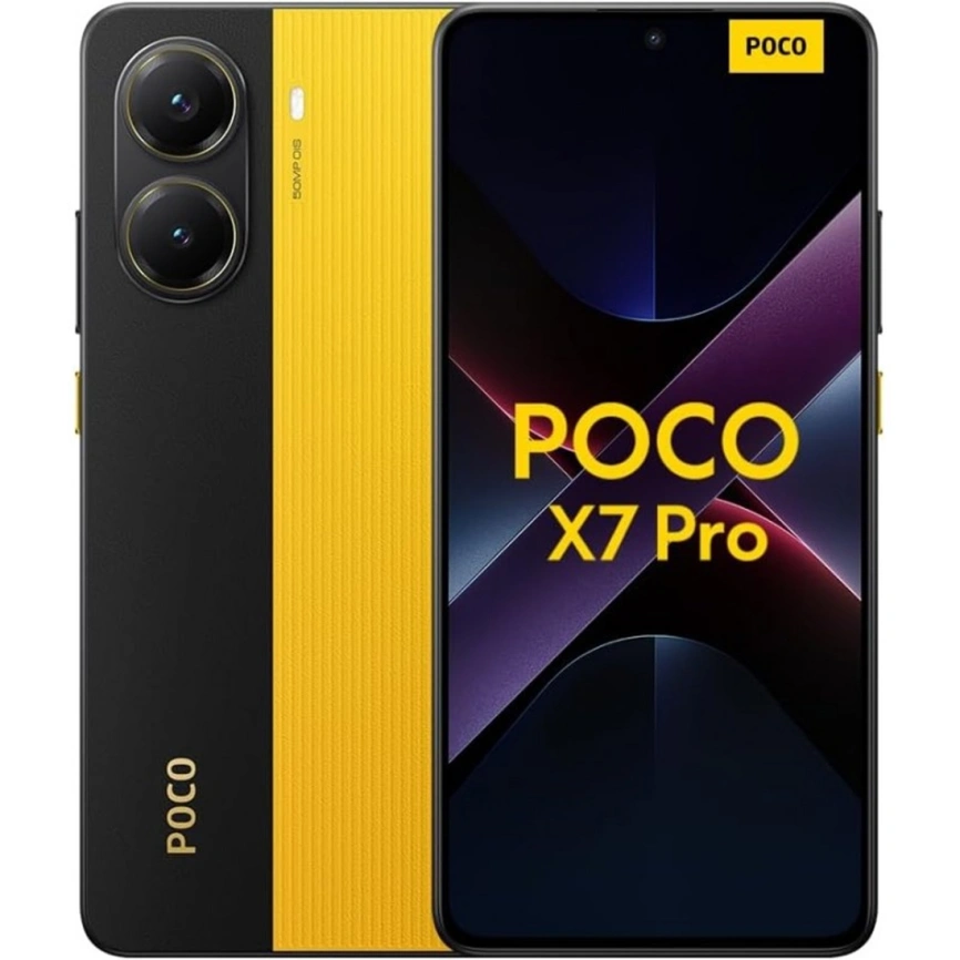 Смартфон Xiaomi Poco X7 Pro 5G 12/256Gb Yellow Global Version фото 5