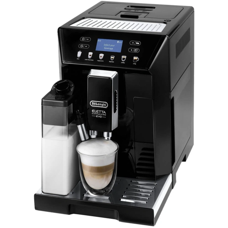 Кофемашина DeLonghi Eletta Cappucino Evo ECAM46.860.B Black фото 2