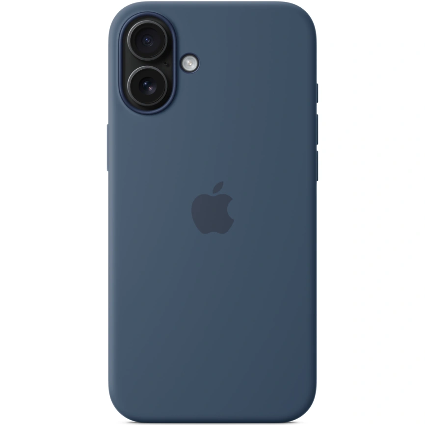 Чехол Apple Silicone Case with MagSafe для iPhone 16 Plus Denim фото 1