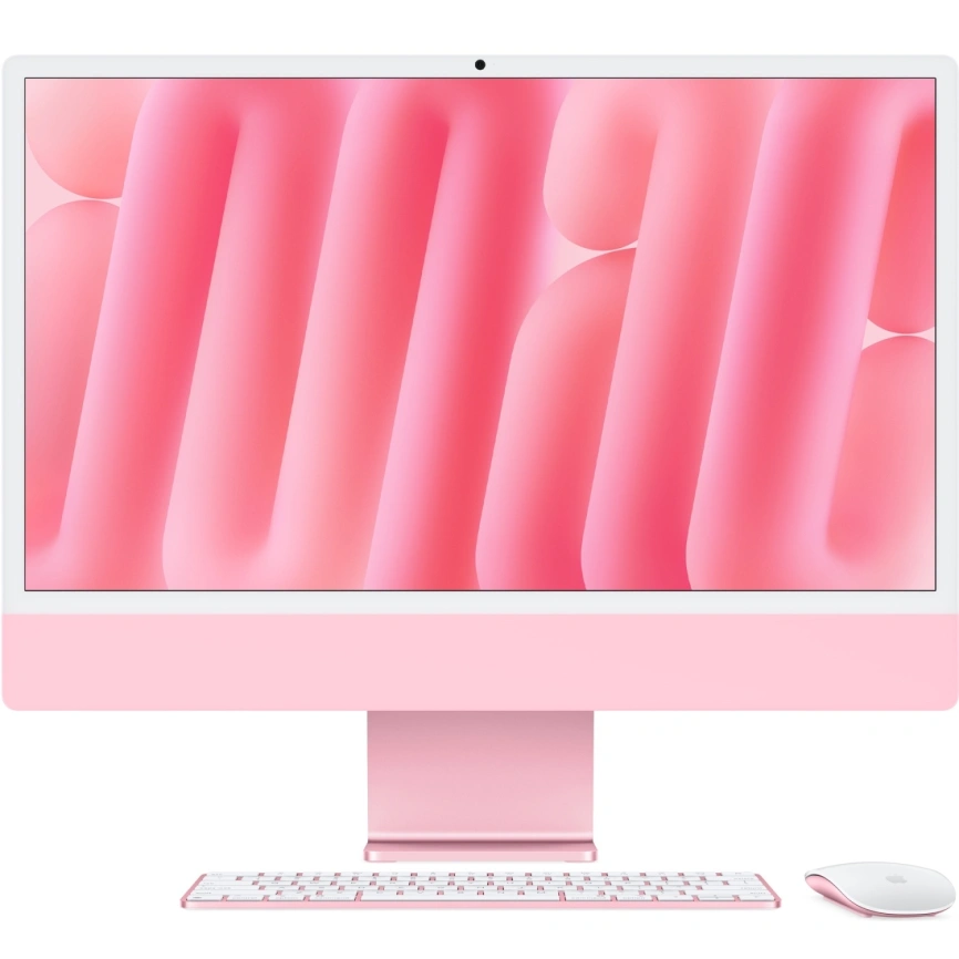 Моноблок Apple iMac (2024) 24 Retina 4.5K M4 10C CPU, 10C GPU/16GB/256Gb (MWV43) Pink фото 1