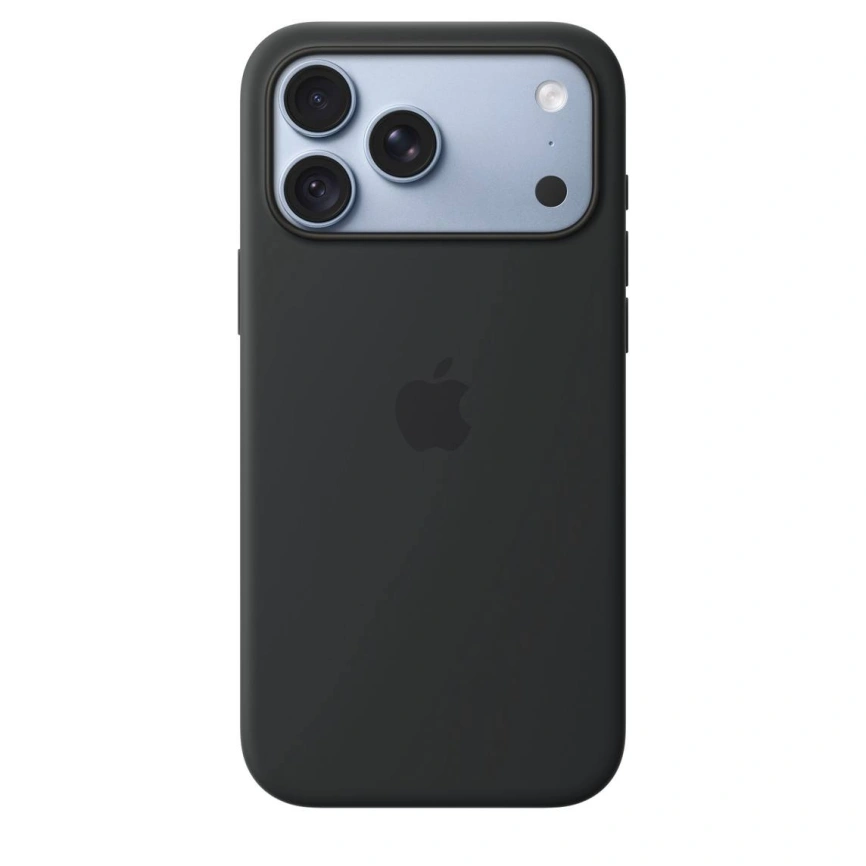 Чехол Apple Silicone Case with MagSafe для iPhone 18 Pro Black (MK8Y4) фото 3
