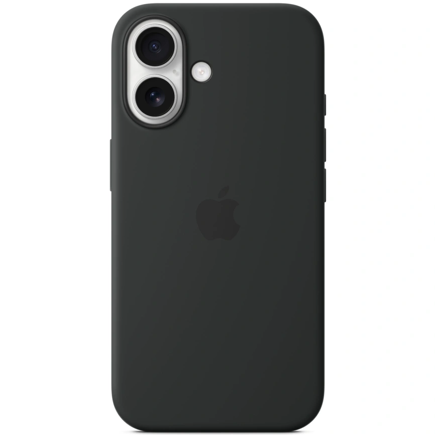 Чехол Apple Silicone Case with MagSafe для iPhone 16 Black фото 3