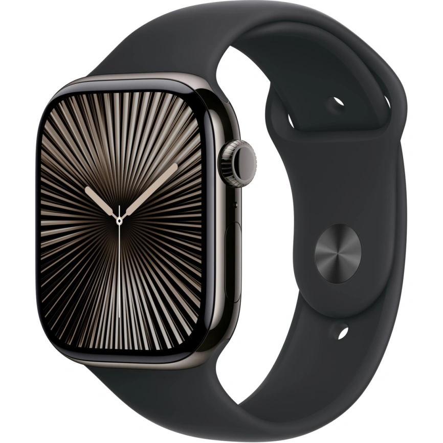 Ремешок Apple Watch 46mm Black Sport Band S/M фото 2