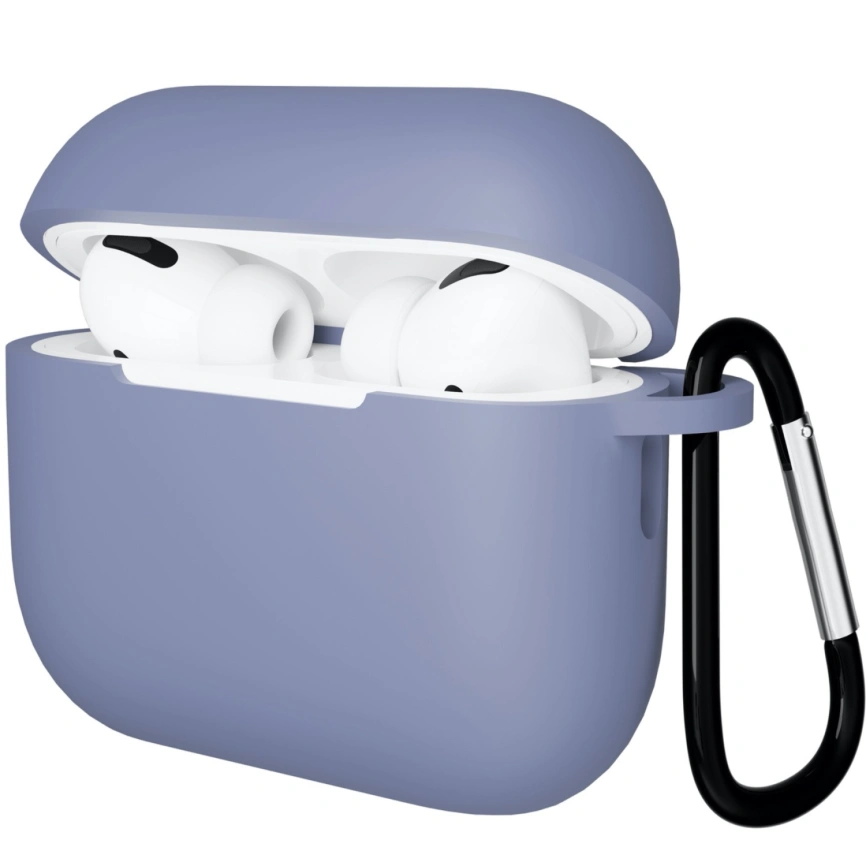 Силиконовый чехол Gurdini для AirPods Pro 3 Lavender фото 1