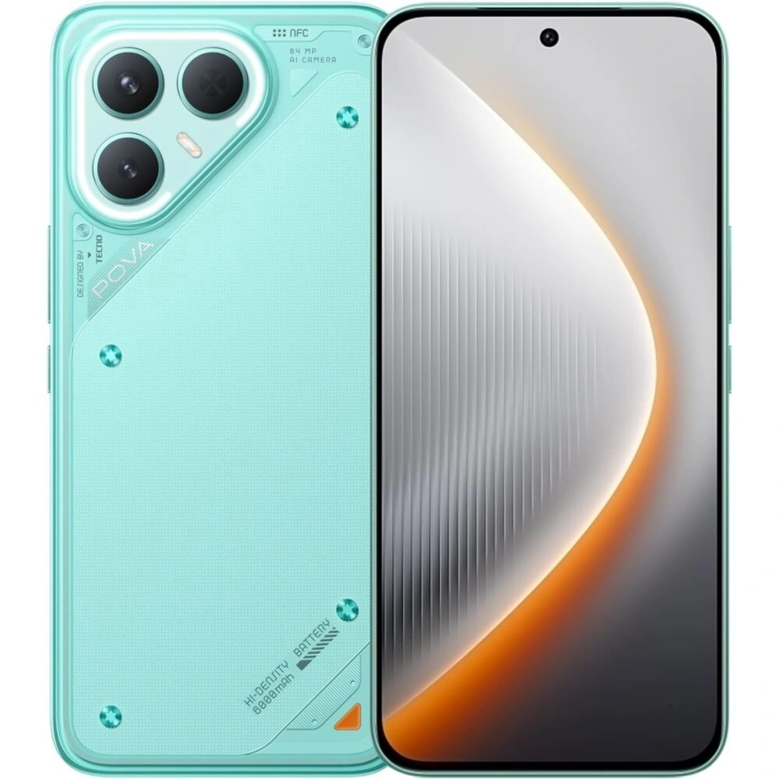 Смартфон Tecno Pova 7 Pro 12/256Gb Neon Cyan фото 1