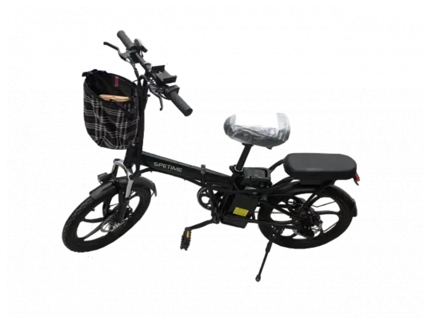 Электровелосипед Spetime S6 Черный фото 2
