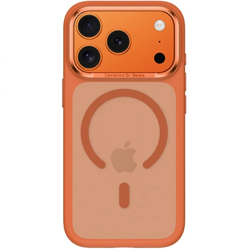Чехол Benks Mist Protective Case with MagSafe для iPhone 17 Pro Max Orange фото 2