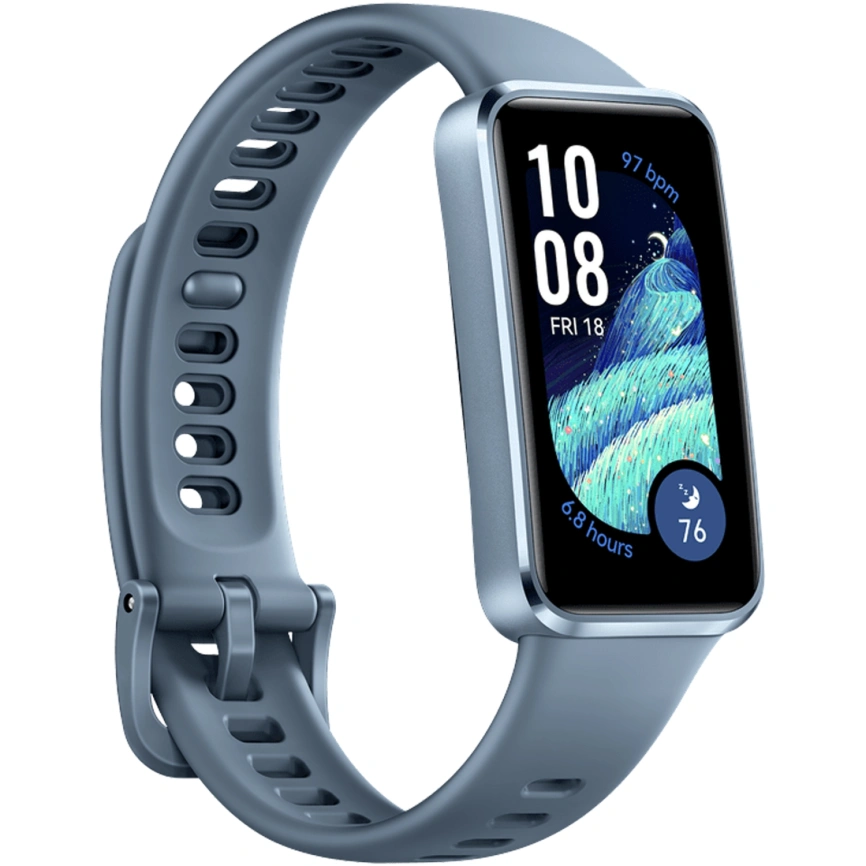 Фитнес-браслет Huawei Band 10 Aluminum Alloy Blue (55020ELA) фото 3