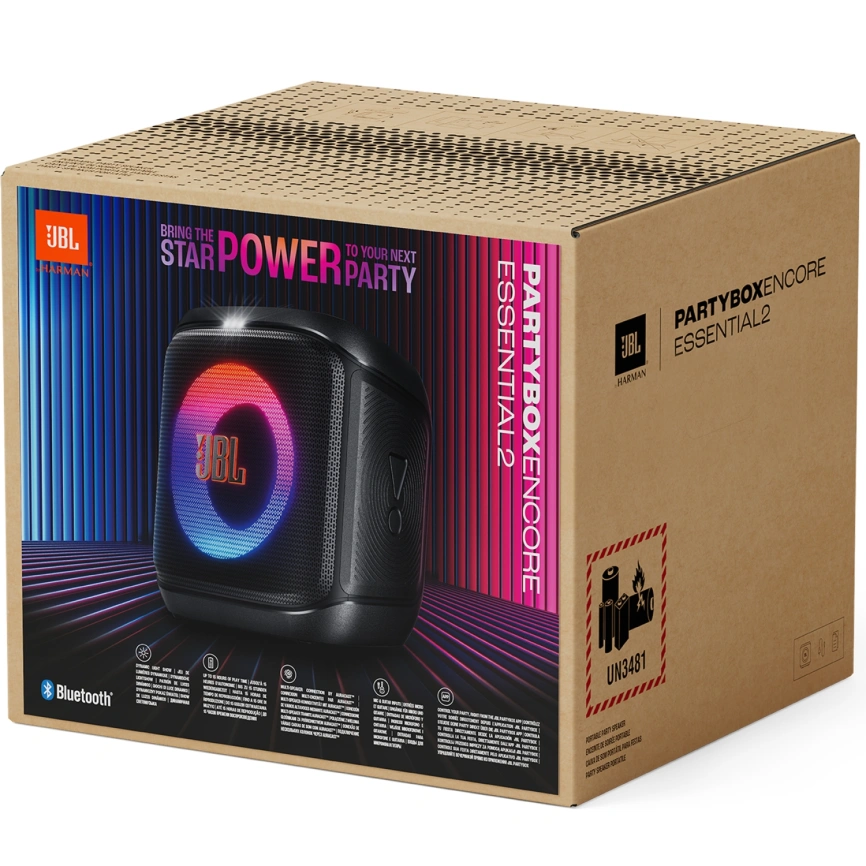 Портативная колонка JBL PartyBox Encore Essential 2 Black фото 8